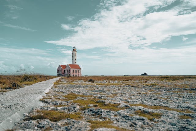 Un phare abandonné.
