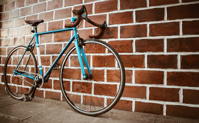 Un vélo prêt pour le roadtrip.
