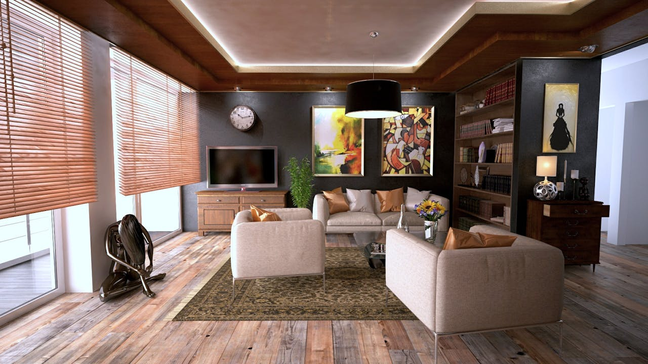 Un appartement couvert par des assurances de biens. 